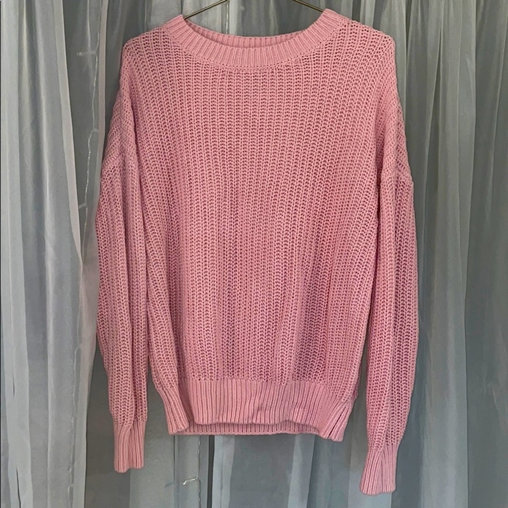 Victoria Secret VS Pink Knit Sweater Sz XS
